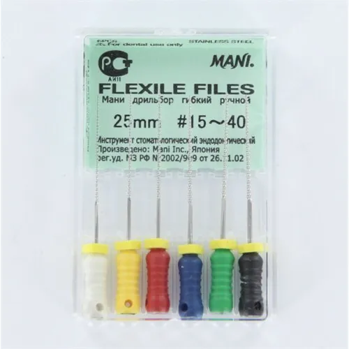 MANI FLEXILE FEILE 25mm SORTIMENT NR.15-40 (6st)