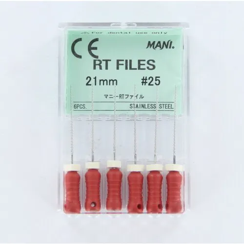 MANI RT FEILE 21mm ROT NR.25 (6 Stück)