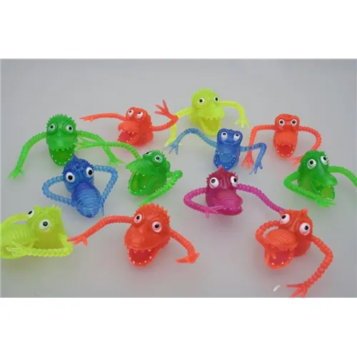 BEST PRESENT FINGERPUPPE GRUSELIG IN VERSCHIEDENEN FARBEN (24 Stück)