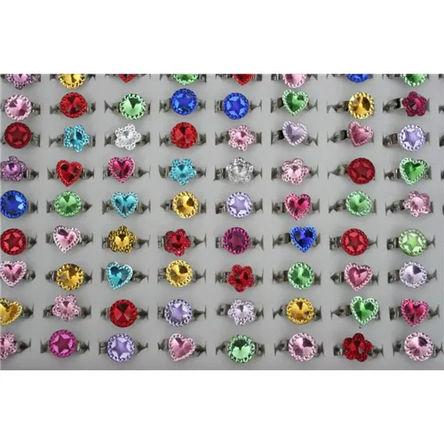 BEST PRESENT FINGERRINGE MIT STEIN (100 Stück)