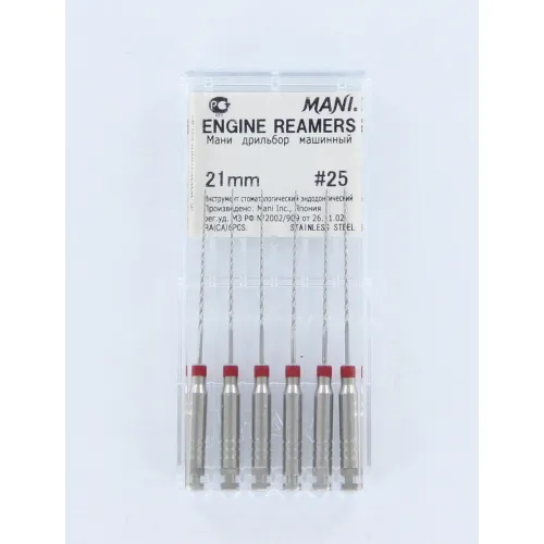 MANI ENGINE REAMERS 21mm NR.25 ROT (6 Stück)