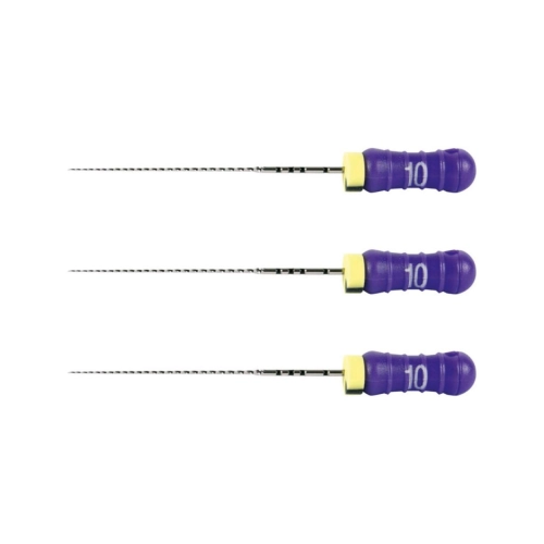 MAILLEFER READY STEEL C+ FEILE 25mm NR.10 STERIL VIOLETT (6 Stück)