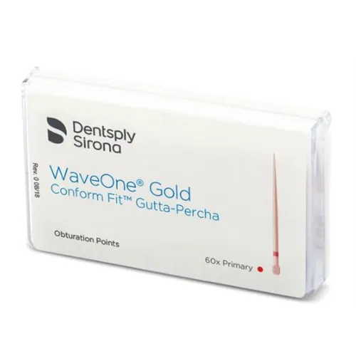 DENTSPLY SIRONA WAVEONE GOLD VARIABLE TAPERED GUTTA PERCHA POINTS GROß WEIß (60 Stück)