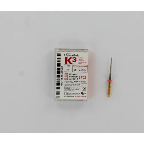 KERR ENDO K3 NI-TI FEILEN .06 25mm NO.60 (6Stk)