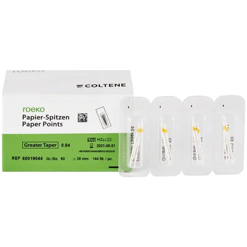 ROEKO PAPIERSPITZEN GREATER TAPER .04 NR.50 GELB (144st)