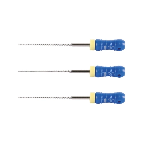 MAILLEFER NITIFLEX K-FEILE HANDGEBRAUCH 25mm NR.30 / ISO 30 BLAU (6 Stück)