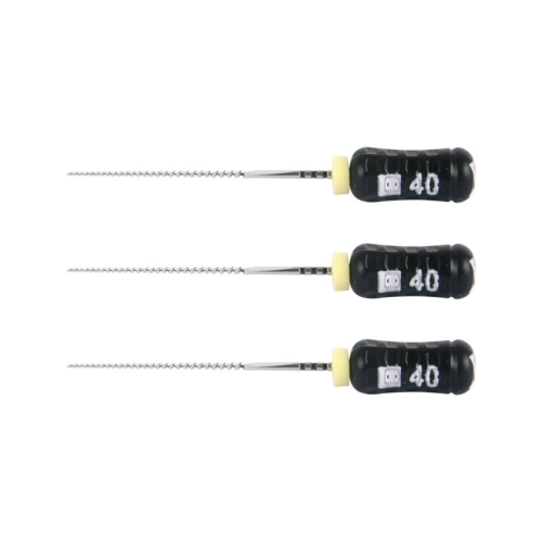 MAILLEFER READY STEEL SENSEUS FLEXOFEILE 25mm NR.40 STERIL SCHWARZ (6 Stück)