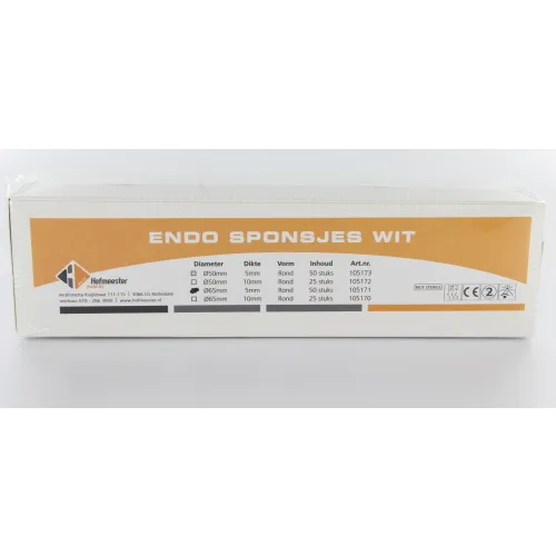 FHS ENDO SCHWÄMMCHEN WEIß 65 x  5mm (50 Stück)
