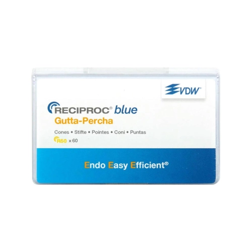 VDW RECIPROC BLUE GUTTA PERCHA SPITZEN FÜR R50 GELB (60 Stück)
