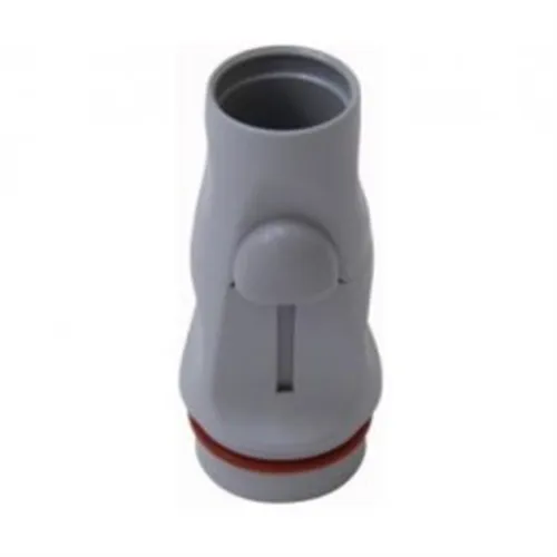 DÜRR SAUGHANDSTÜCK GRAU MIT SCHIEBER FUR GROßE ABSAUGER