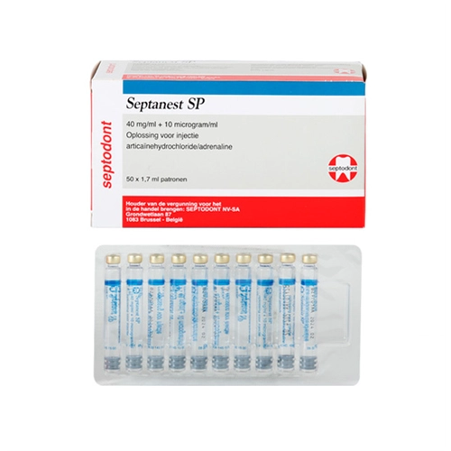 SEPTODONT SEPTANEST-SP BLAU LATEXFREI (50x 1,8ml)