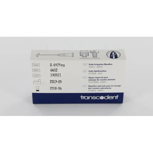 TRANSCODENT-SPÜLKANÜLEN STERIL 27G 0,4x25mm DOPPEL VENT GRAU (25St)