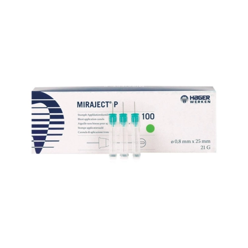 HAGER WERKEN MIRAJECT-P KANÜLE 21G (0.8x25mm) GRÜN (100 Stück)