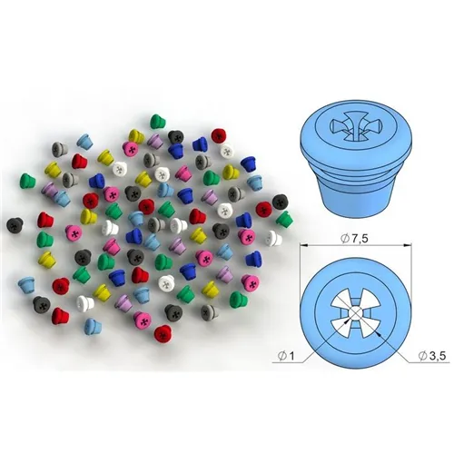 NICHROMINOX SILIKONPLUG FÜR PLUGIN LILA (8ST) 190200-LILA