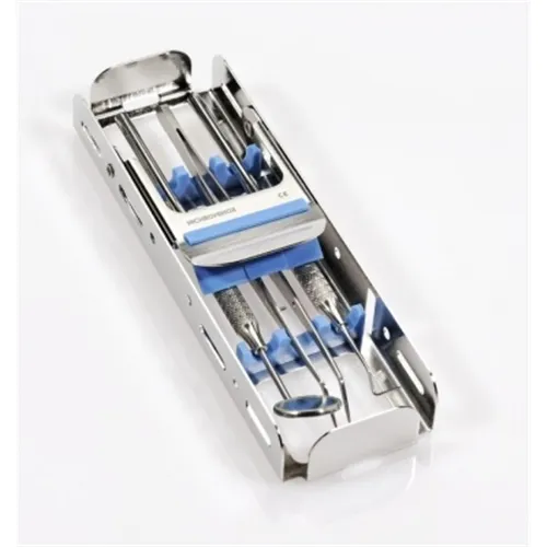 NICHROMINOX INSTRUMENTENTABLETT EASY CLIP-5 BLAU 18x8,5x2,5cm 182900-2