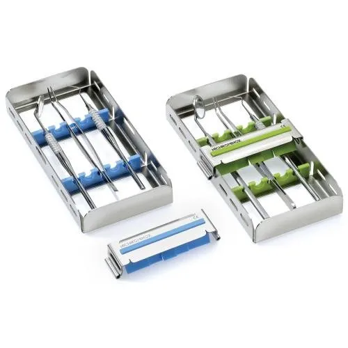 NICHROMINOX STERILISATIONSKASSETTE FLEXI CLIP-5 18x9,5cm GRÜN 182800-4