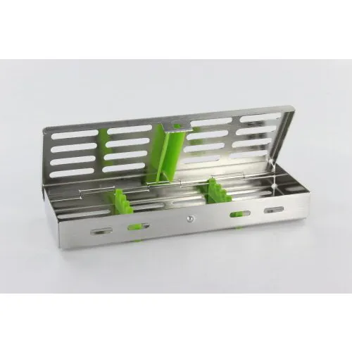 NICHROMINOX PARO MINI INSTRUMENTE KASSETTE 18x6cm GRÜN (5) 182063-4