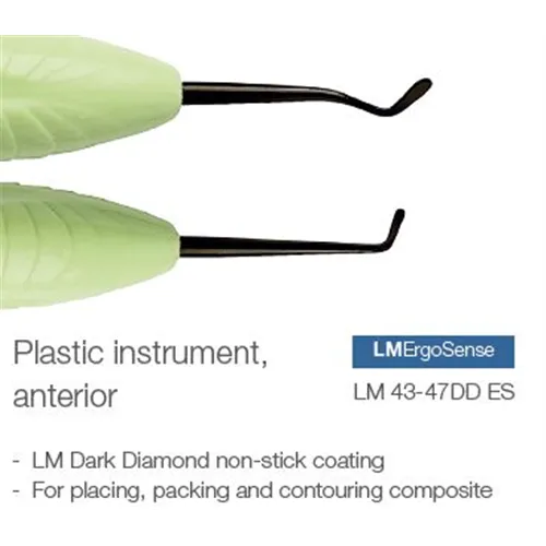 LM COMPOSIET ERGOSENSE PLASTIC INSTRUMENT ANTERIOR GREEN NR.43/47DD ES