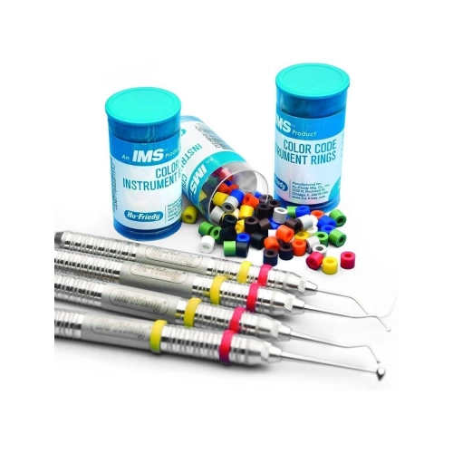 HU-FRIEDY FARBRINGE FARBE GRAU GROSS (50 Stück) IMS-1281L