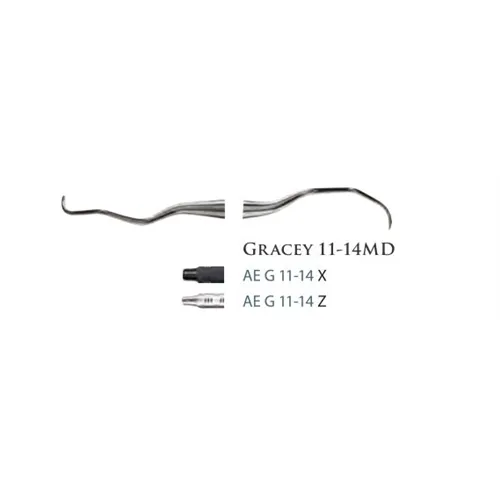 AMERICAN EAGLE KÜRETTE GRACEY 11/14 MESIAL/DISTAL MIT EDELSTAHLGRIFF NR.AEG11-14Z