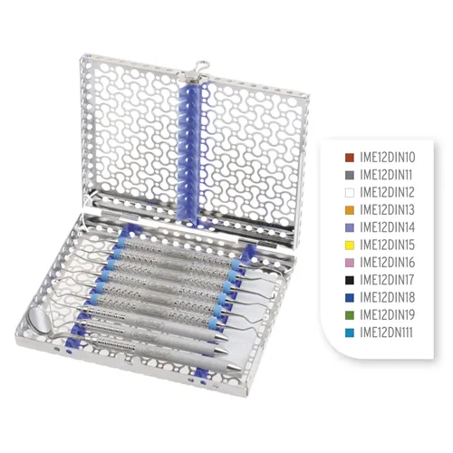 HU-FRIEDY IMS STERILISATIONSKASSETTE FÜR 10ST INSTRUMENTE LAVENDEL IME12DIN16
