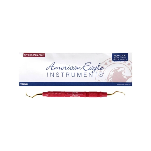AMERICAN EAGLE KÜRETTE COLOMBIA 4L/4R DEEPER SHANK POSTERIOR MIT KUNSTSTOFFGRIFF NR.AECC4L-4RXPXE