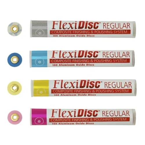 COSMEDENT FLEXIDISC REGULAR FEIN 1/2 GELB REFILL (100 Stück)