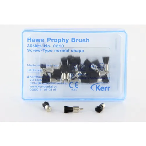 KERR POLIERBÜRSTEN NATUR SCHRAUBBAR SCREW TYPE NORMAL SCHWARZ NR.0210 (30 Stück)