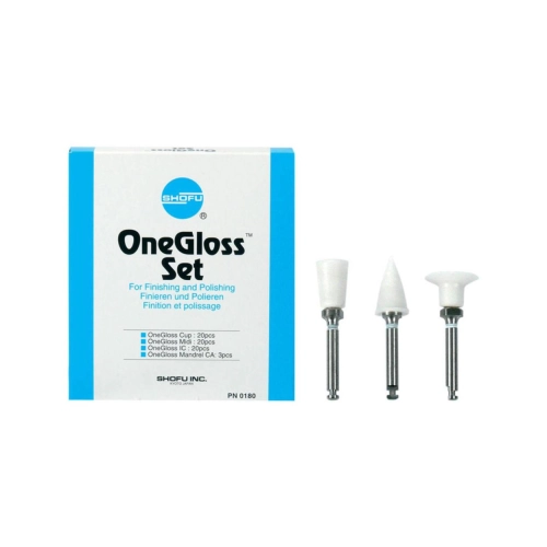 SHOFU ONE-GLOSS INTRO KIT NR.0180 (3x 20 Stück)