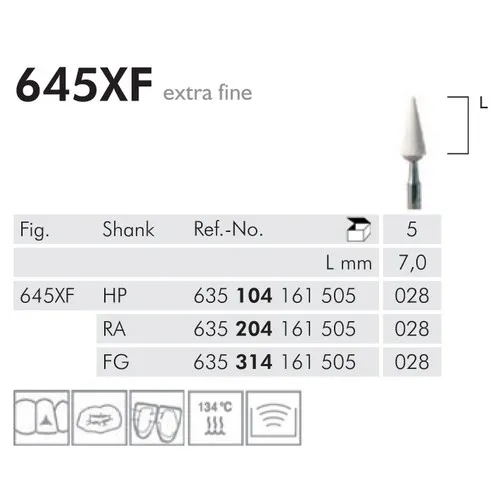 MEISINGER FG ARKANSASSTEINE SPITZ 645XF028 (5st)