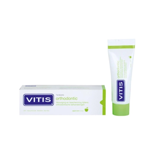 DENTAID VITIS ORTHODONTIC ZAHNPASTA APFEL-MINZE GESCHMACK (100ml)