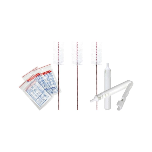 LACTONA INTERDENTAL CLEANERS XX-LARGE 12 mm DUNKELROTE BOX (100 Stück-100 Druckverschlussbeutel-10 Halter)