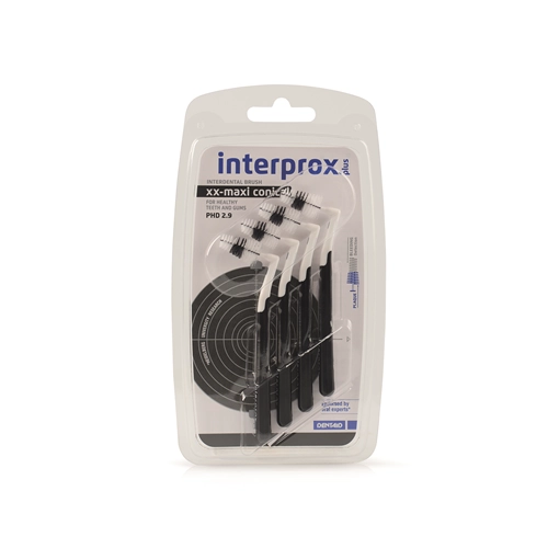DENTAID INTERPROX INTERDENTALBÜRSTEN PLUS XX-MAXI PHD 2,9 SCHWARZ (4 Stück)