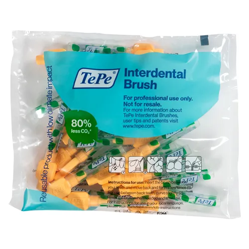 TEPE INTERDENTALBÜRSTEN WEICH 0,45mm HELL-ORANGE (25 Stück)