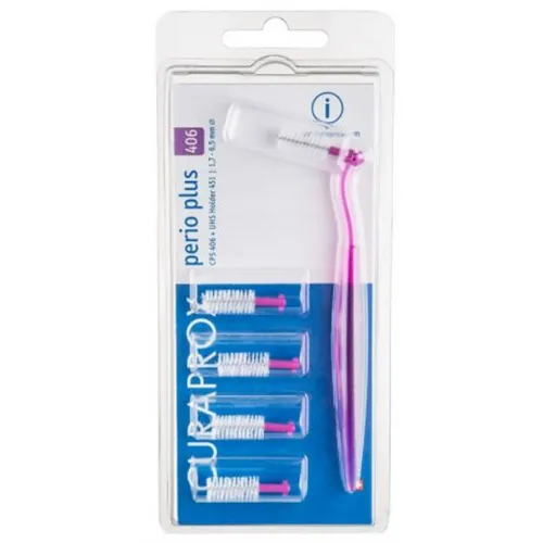 CURADEN CURAPROX CPS PERIO PLUS 406 ROSA (5 Stück) CPS406