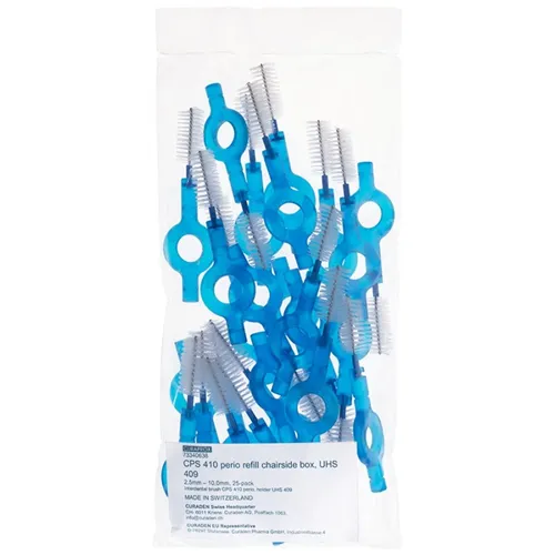 CURADEN CURAPROX CPS PERIO CHAIRSIDE 410 BLAU (25 Stück) CPS410