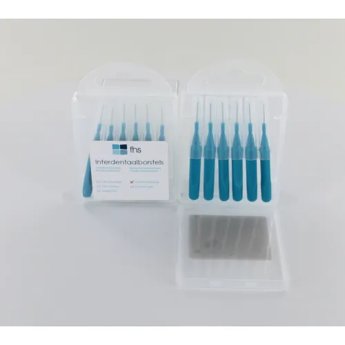 FHS INTERDENTAL BÜRSTEN 0,60mm TÜRKISE ZYLINDRISCH (6st)