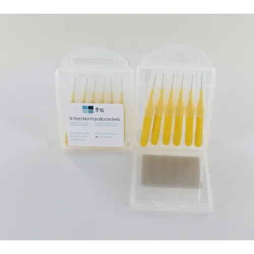 FHS INTERDENTAL BÜRSTEN 0,70mm GELB ZYLINDRISCH (6st)