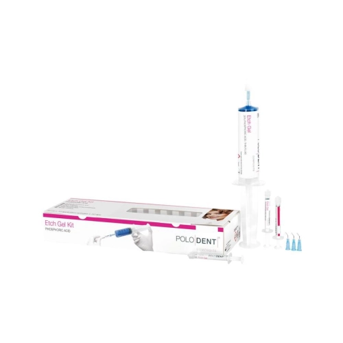 POLODENT JUMBO ÄTZGEL KIT 35 % DÜNN FLIEßEND (50 ml/50 Spitzen/10 Spritzen)