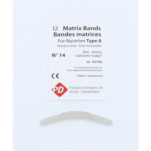 PD MATRIXBAND FÜR RETAINER TYP 8 NR.14 DÜNN (0,05mm)