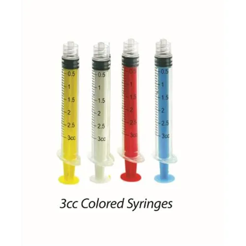 VISTA COLOR LUER LOCK SPRITZE ROT 3cc (80 Stück)