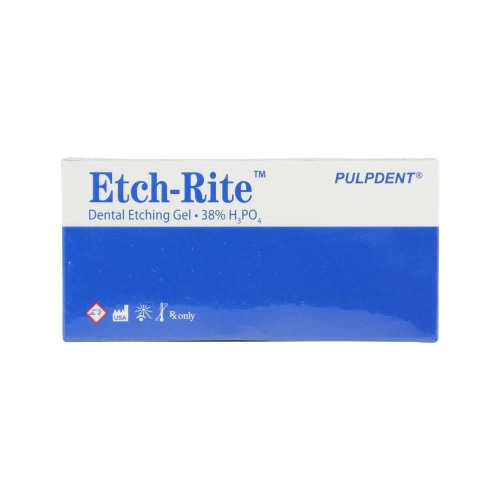 PULPDENT ETCH-RITE ÄTZGEL TWIN PACK (2x 3ml/25 vorgebogene Tips)