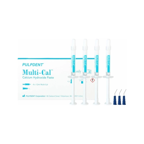 PULPDENT MULTI-CAL KOMPLLETT (4x 1,2ml/Tips)