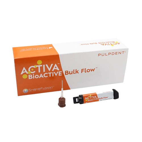 PULPDENT ACTIVA BIOACTIVE BULK FLOW SPRITZE SINGLE KIT UNIVERSAL (5g/10 Mixing Tips)