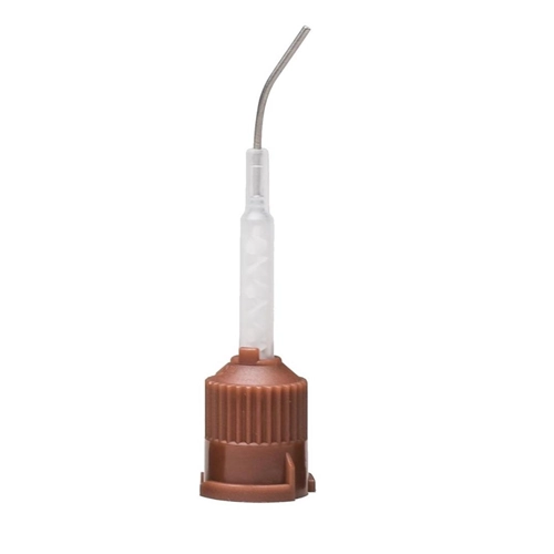 PULPDENT ACTIVA BIOACTIVE MISCHKANÜLEN MIT BIEGBARER METALLKANÜLE 19G BRAUN (20 Stück)