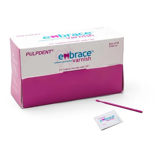 PULPDENT EMBRACE VARNISH SD 5% SODIUM FLUORID MIT CXP NR.FV50 (50 Stück)