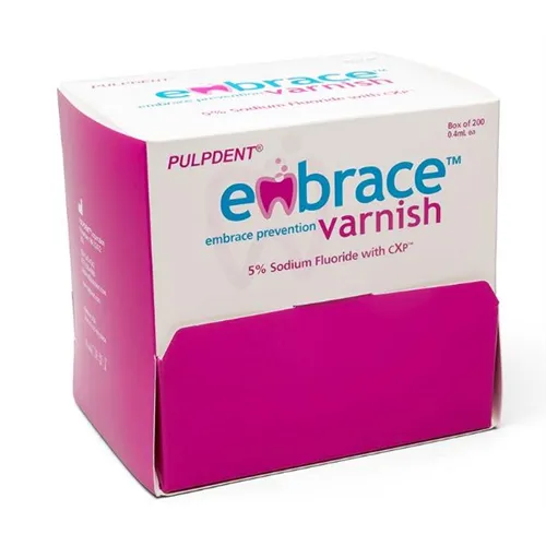 PULPDENT EMBRACE VARNISH SD 5% SODIUM FLUORIDE MIT CXP (200x 0,4ml) FV50