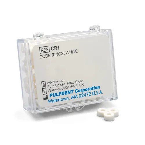 PULPDENT CODE-RINGS MARKIERUNGSRINGE WEIß (50 Stück)