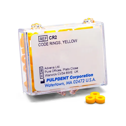 PULPDENT CODE-RINGS MARKIERUNGSRINGE GELB (50 Stück)