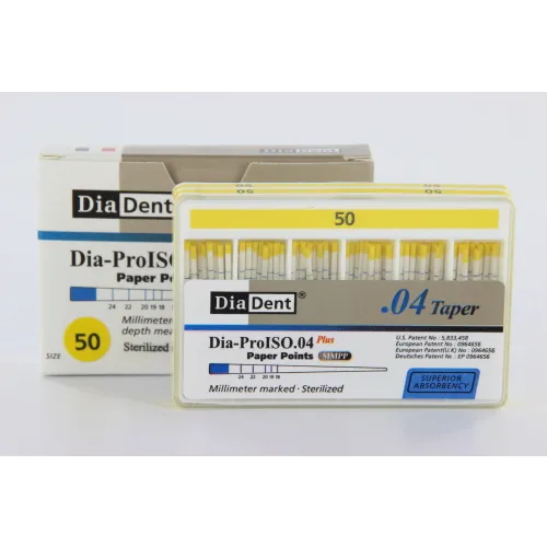 DIADENT PAPIERSPITZEN .04 NR.50 GELB (100St)